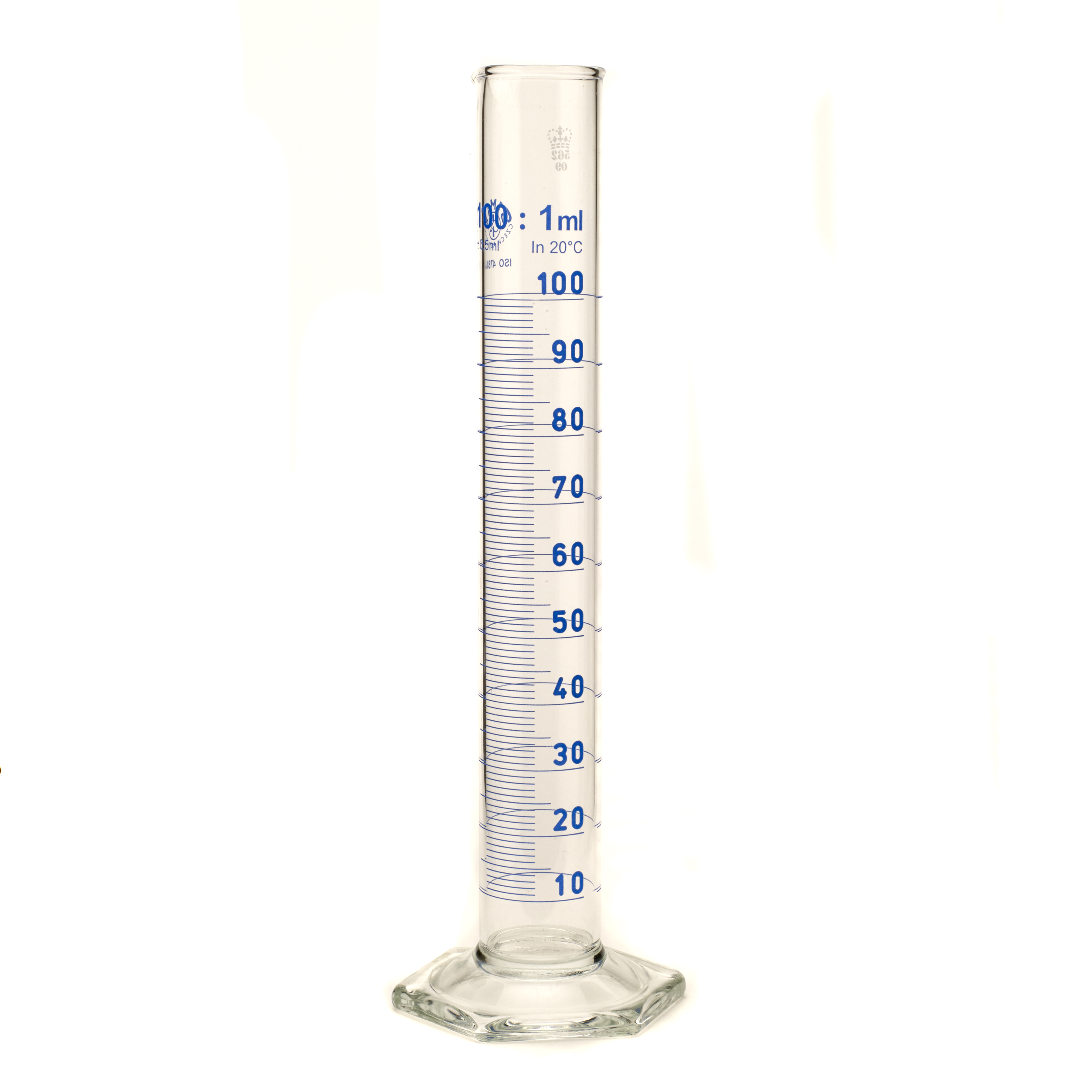 100ml Graduated Glass Measure Nekem Packaging